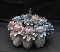 Céleste Céramique - Ceramic Floral Centerpiece