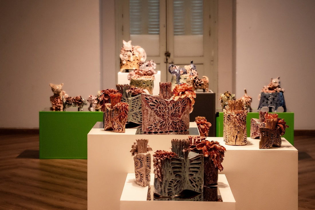 Eine Keramik-Ausstellung im Museum der Schönen Künste von Ho-Chi-Minh-Stadt