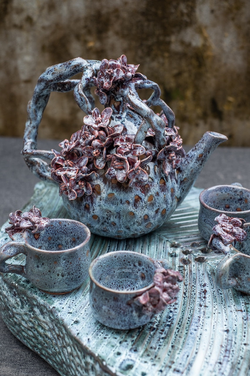 Céleste Céramique - Floral Harmony Tea Set